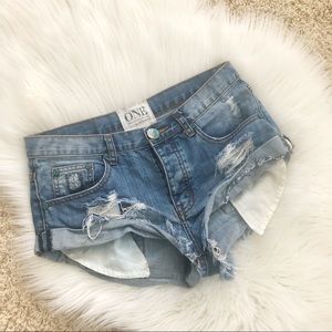 One Teaspoon bandit shorts